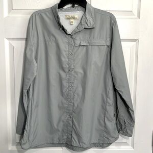 Cabela’s Men’s Guidewear Outdoor Fishing Shirt. Mint Green Size XL